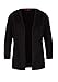 Produktbild s.Oliver Damen Leichte Strickjacke mit Kapuze Black 36