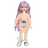 Acompaña a tus hijos: elige esta muñeca para acompañar a tus hijos, jugar juntos y ｓｌｅｅｐ con ellos. Además, pueden vestir al muñeco a su gusto.