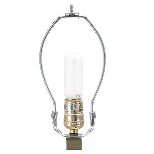 Maxdot 2 Pieces Lamp Harp Holder For Table And Floor Lamps (Chrome Polished, 8 Inch) #TOP5