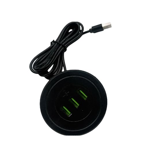 Doppio USB Scrivania Incasso Presa di Alimentazione 3 Porte 1.7 Meter Cavo Adattatore di Ricarica Per Dispositivi Elettronici Alimentazione Con Porta
