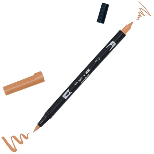 Image of Tombow : Dual Tip Blendable Brush Pen : Saddle Brown