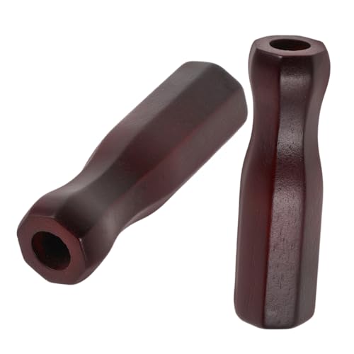 Holibanna 2Pcs Wooden Foosball Table Handles Grips for Soccer Machine Indoor Games Table Soccer Replacement Parts Secure Grip for Family Fun and Quick Setup