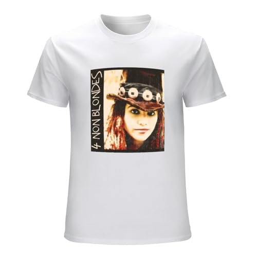 Photo de YDRO New 4 Non Blondes Grunge Vintage Look Alternative Rock Tee Design T-Shirt White XXL