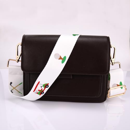 Image of NVENF Game Day Purse Strap Replacement Baseball Basketball Soccer Golf Crossbody Shoulder Bag Straps for Stadium Clear Purse (Style H)