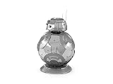 Fascinations MMS271 - Metal Earth 502648 - Star Wars EP 7 BB-8, lasergeschnittener 3D-Konstruktionsbausatz, 2 Metallplatinen, ab 14 Jahren