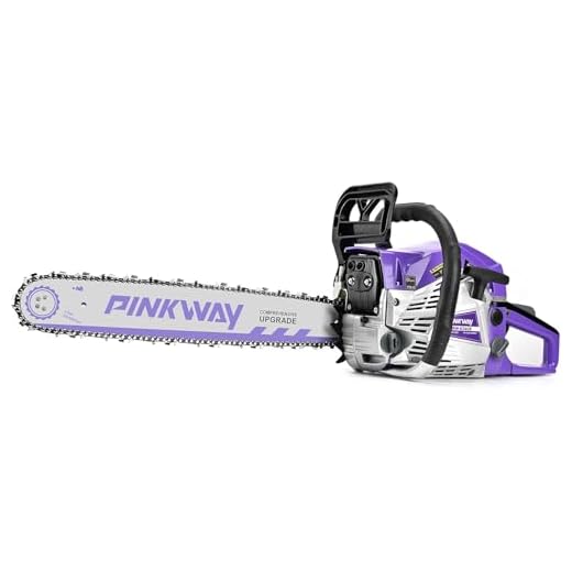 63cc Gas Chainsaws 20 Inch Bar Power Chain Saws, Gas Powered Chainsaw 2 Stroke Handed Petrol Gasoline Chain Saw for Cutting Wood Outdoor Garden Farm Home Use with Tool Kit(63ACK)