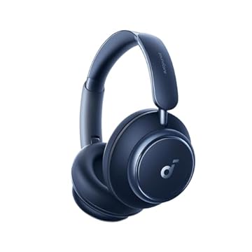 soundcore by Anker Space Q45 Fones de Ouvido com Cancelamento de Ruído Adaptativo, Redução de Até 98%, 50H de Reprodução, Controle no App, Áudio Hi-Res LDAC, Ajuste Confortável, Bluetooth 5.3