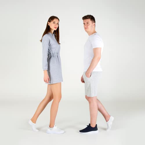 No Show Bamboo Socks - 6 Pairs, Luxury Non-Slip, Super Soft & Breathable Trainer Socks for Men & Women3