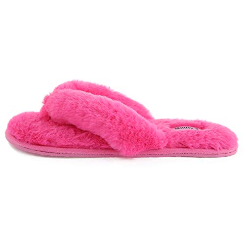 Millffy Fuzzy Fluffy Open Toe Slippers for Summer Warm Comfy flip Flop Slippers for Women Slip on3