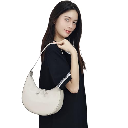 Crescent Shoulder Bag Crescent Shoulder Bag Fashion Crescent Shaped Handbag Women Genuine Leather Handbags Hobo Bag2
