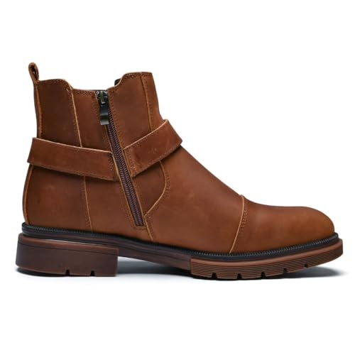Image of Arkbird Chelsea Ankle Boots for Men Genuine Leather Oxford Casual and Formal Dress Boot