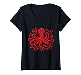 Photo Gallery donna carino octopus heart kids mens womens valentine octopus maglietta con collo a v Photo Gallery donna carino octopus heart kids mens womens valentine octopus maglietta con collo a v