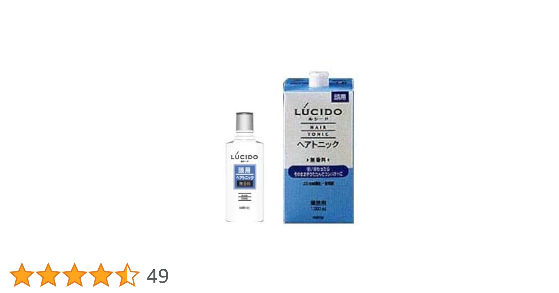 Amazon | マンダム [ルシード]ヘアトニック 業務詰替え用1L