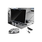 BIBIBO トヨタ 新型 アルファード40系 ヴェルファイア 40系 専用 タブレットホルダー 後部座席 収納 ボックス 取付け簡単 シートバックハンドル ポケット 小物入れ アルファード40 アクセサリー 内装パーツ ヴェルファイア40 カスタム パーツ