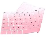 Silicone Keyboard Protective Skin Cover Compatible with 2019 Microsoft Surface Pro 7, 2016-2018 Surface Pro 4 / Pro 5 / Pro 6 (Pink Ombre)