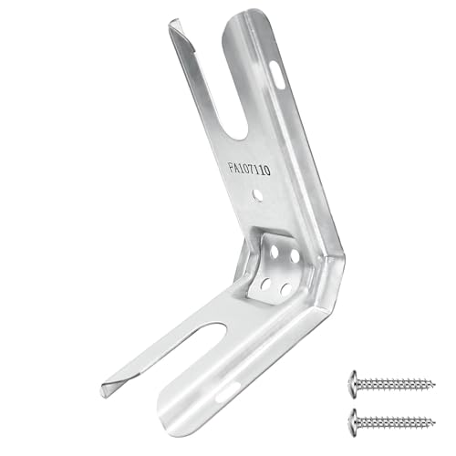 WP3801F656-51 3801F656-51 Anti Tip Bracket for Stove Compatible with Whirlpool Kenmore KitchenAid Maytag Range Oven Floor or Wall Mount Anti Tip Bracket Replaces 12400045 AP6008803 74002311
