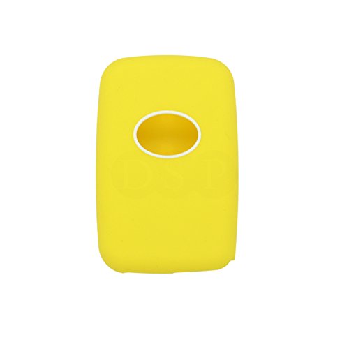 BROVACS Silicone Cover Protector Case Holder Skin Jacket Compatible with TOYOTA 3 Button Smart Remote Key Fob CV2404 Yellow - Image 3