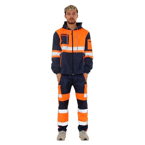 Survêtement haute visibilité imperméable pour travailler au sec en toute sécurité
