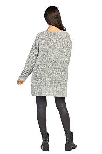 Image of Mud Pie Women's Mud Pie Avalon Womens Waffle Oversized Sweater