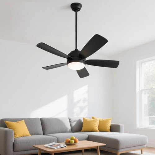 Image of 12 Inch Ceiling Fan Downrod with UL Wires, Matte Black, 1-Inch Diameter, Unthreaded