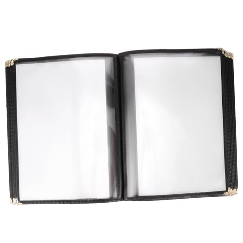 HOMOCONO Restaurant Menu Covers Multifunctional Menu Holder Practical Menu Holding Book PVC DIY Clear Cover