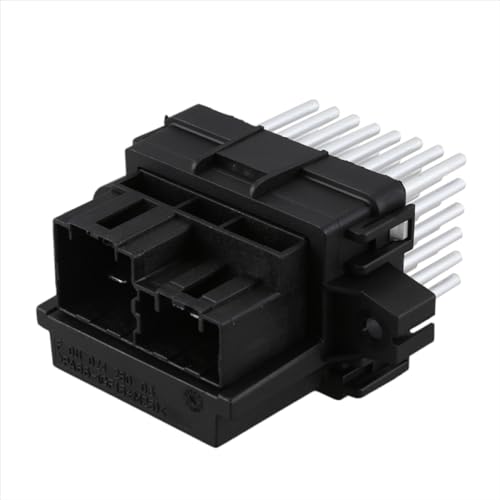 Car Fan Blower Motor Resistor DG9H-19E624-AA Compatible with Fusion Taurus Mondeo 2013 2014 2015 2016 2017 2018(Black Silver)
