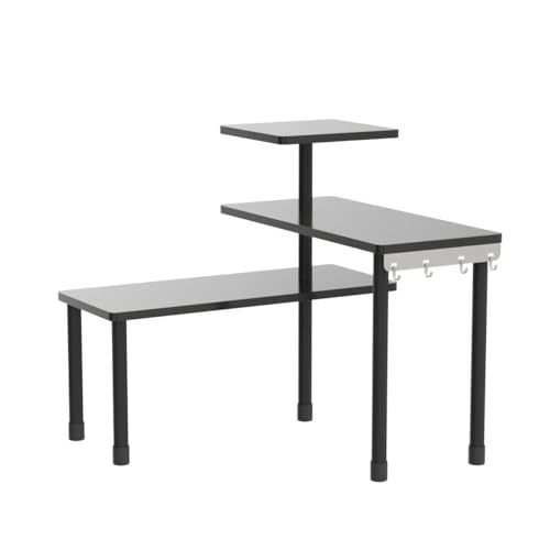 Jayrex Countertop Corner Shelf, 3 Tier Moveable Organizer For Bathroom Counter thumb #3