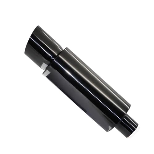 Tuyau d'échappement universel 63mm en acier titanium droit pour embout de silencieux voiture