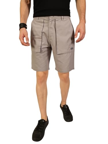 Image of Thomas Scott Men's | Solid | Cargo Shorts | Regular Fit | 100% Cotton | Above Knee | Casual Short