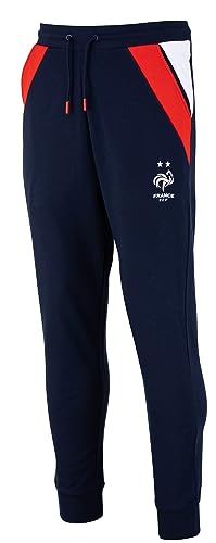 FFF Pantalon Molleton fit Fan Collection Officielle Equipe de France de Football - Homme Taille M