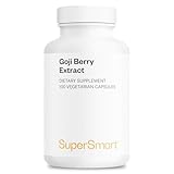 Supersmart - Goji Berry Extract 1500mg per Day (High Strength) - Goji Berry Supplement - Wolfberry Extract 40% Polysaccharides - Lycium Barbarum | Non-GMO & Gluten Free - 100 Vegetarian Capsules