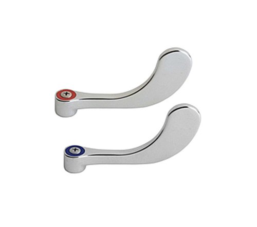 Chicago Faucets317-PRJKCP 2-Pair 4-Inch Wristblade Handles, Chrome by Chicago Faucets