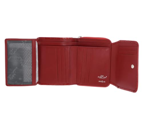 Golden Head Monedero de Cuero Cayenne RFID Protect Rojo 3316 3