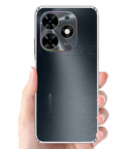 Image of Soft Silicone TPU Back Cover Compatible with Tecno Spark Go 2024