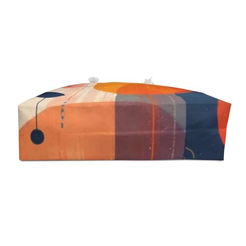 Weekender Bag Abstract Geometric Bliss with Vibrant Colorful Circles and Shapes4