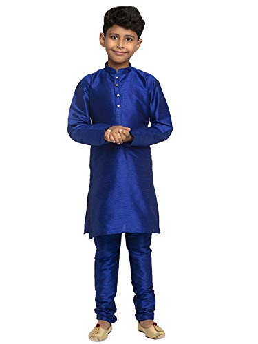 Image of KRAFT INDIA Boys Silk Kurta Churidar