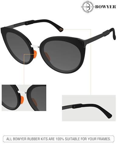 Image of Bowyer 1 Pair Replacement NosePads Compatible with Oakley Frogskins Range /Frogskins Range XL /Top Knot /HSTN /Wildrye /Sielo