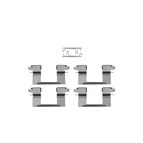 Image of Detroit Axle - Rear Brake Pads for 15-20 Chevrolet Colorado GMC Canyon | Ceramic Brake Pads w /Hardware 2015 2016 2017 2018 2019 2020 Replacement