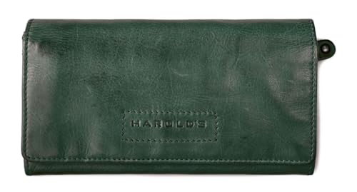 Porte-monnaie en cuir Harold's 19 cm : grand portefeuille tout-en-un avec fentes pour cartes
