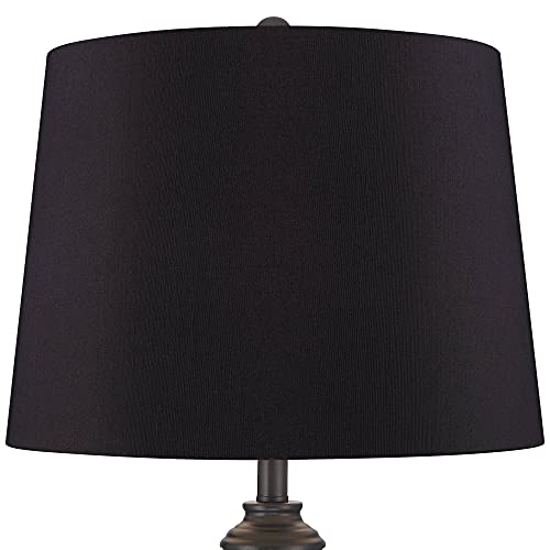 Set de 2 Lámparas de Mesa Modernas 26" Negro Metal miniatura 2