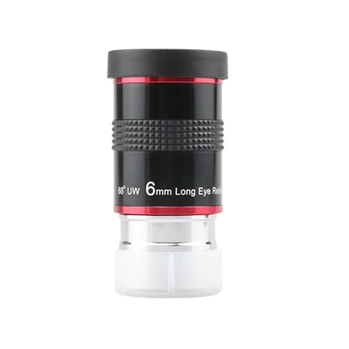 Ocular de telescopio astronómico de 6 mm para observar el espacio con gran angular de 68° 6