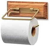 41425 Posh Living Toilet Paper Holder Single, Antique Gold