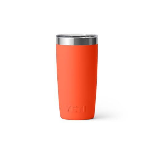 Image of YETI Rambler 10 oz Tumbler, Stainless Steel, Vacuum Insulated with MagSlider Lid, Papaya