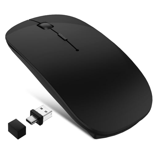 Azmall Kabellose Bluetooth Maus für MacBook Pro/Air/iPad/Laptop/Desktop/Mac/Computer/PC – Elegante, Tragbare, Leise, Wie...