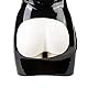 Rubberfashion Latex Mini Kleid - Latexkleid kurz - Arm frei mit Trägern brustfrei - sexy Frauen Kleider für Damen schwarz 0.4mm XL