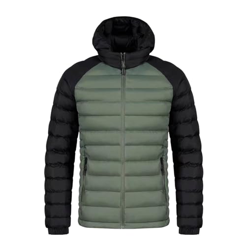 Doudoune léger homme veste matelassée noire de couleur unie