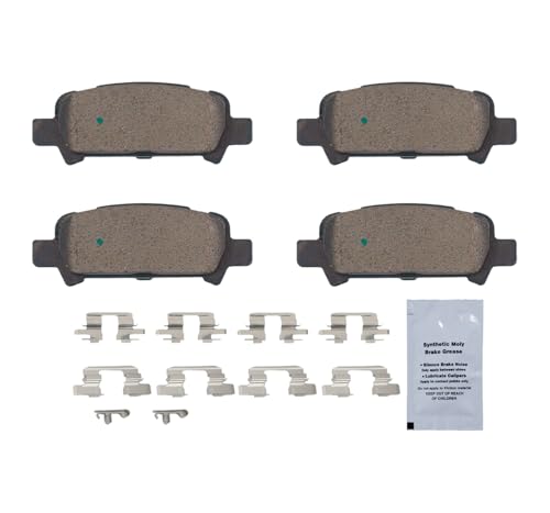 Image of HUSCH D770 Rear Ceramic Brake Pads Kit Fit For Subaru Baja 2003-2006, For Forester 1998-2002, For Impreza 2000-2003, For Legacy 2000-2009, For Outback 2000-2004