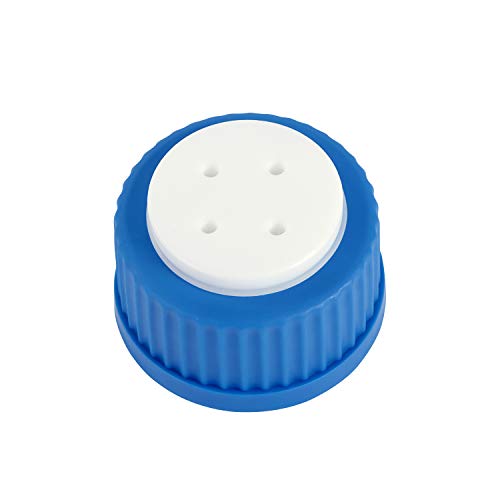 Bouchon de sécurité GL45 pour connecter 4 tubes de 1/8" sur flacon - 3