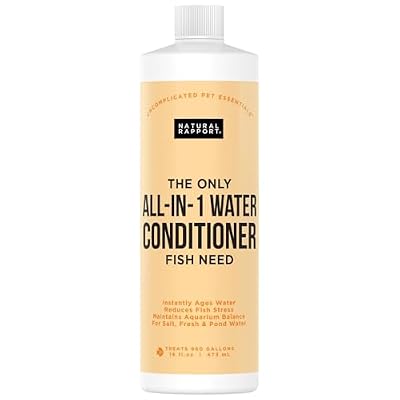Natural Rapport Aquarium Water Conditioner, All-in-1 Dechlorinator, 16 oz