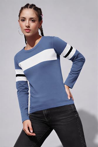 Image of THE DRY STATE Women Cotton Half Sleeve Round Neck Tshirt